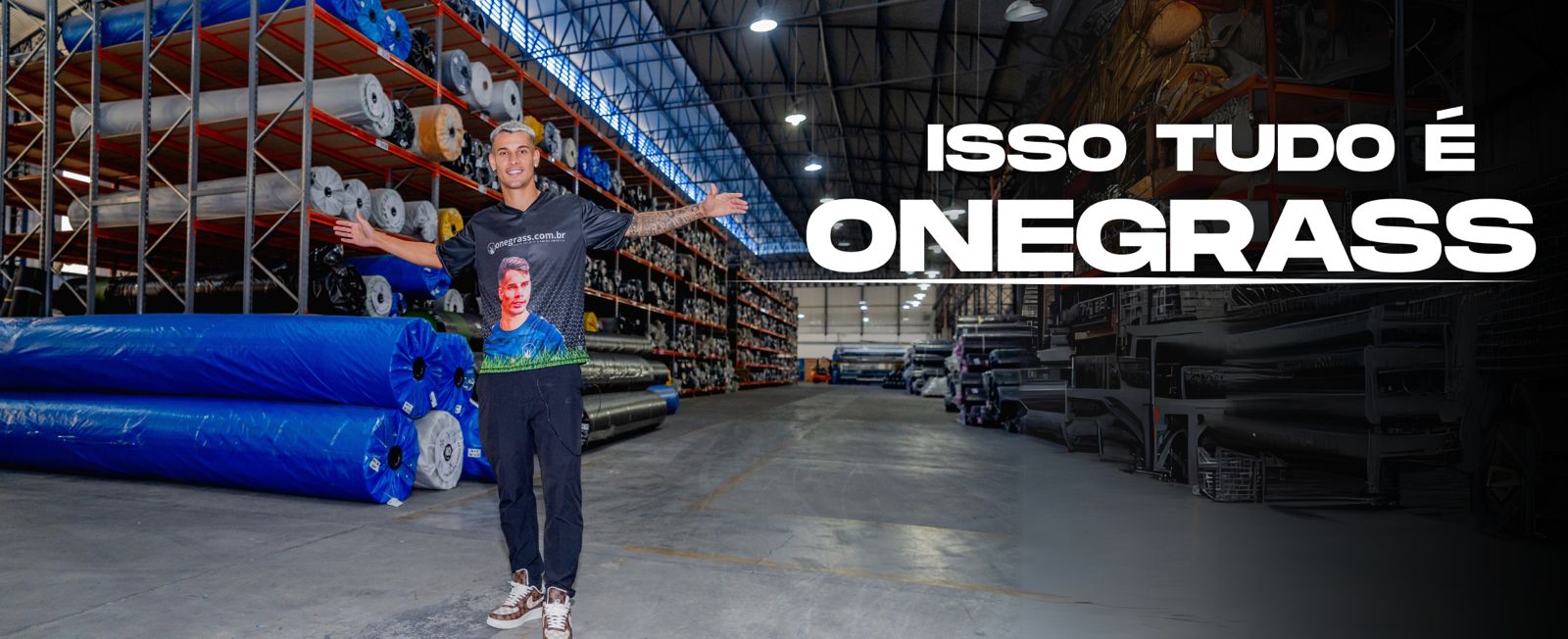 A melhor grama sintética do Brasil. Onegrass!